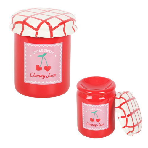 Wax Melt Burner - Cherry Jam Jar