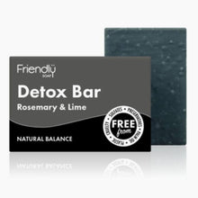 Load image into Gallery viewer, Detox Bar - Rosemary &amp; Lime with Activated Charcoal - Olfactory Candles