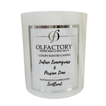 Load image into Gallery viewer, LUXURY SCENTED CANDLE - Indian Lemongrass &amp; Persian Lime - Olfactory Candles